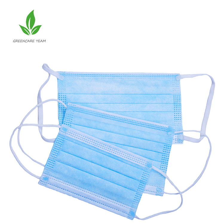 3PLY PP Non Woven Face Mask Disposable Protective Face Mask with